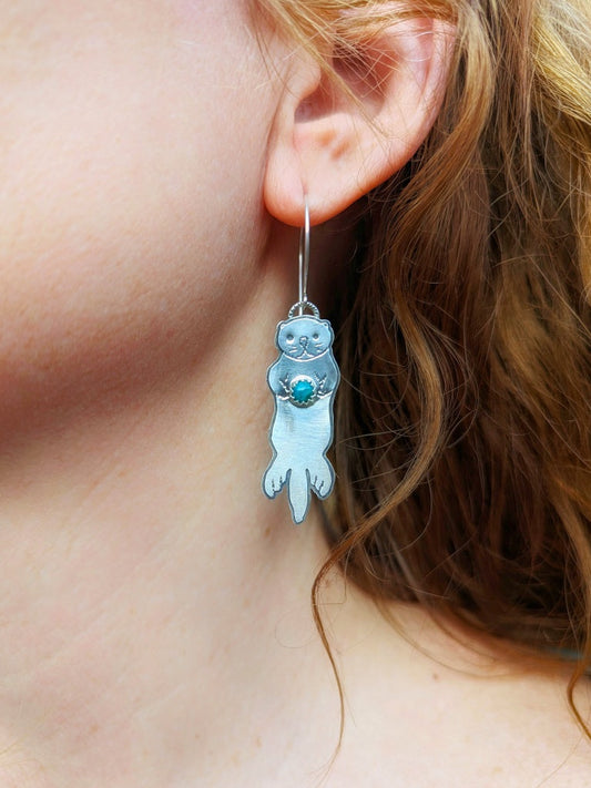 Sea Otter Earrings
