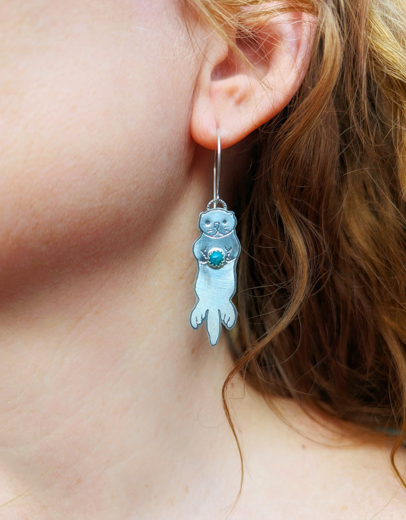 Sea Otter Earrings