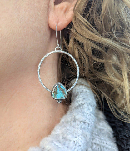 Sierra Turquoise Hoops